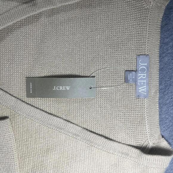 New JCREW Woman’s Size S V-neck Sweater Blazer in Beige BX466 LKH Color - Picture 7 of 8